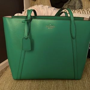 Kate Spade ♠️ Kelly green tote